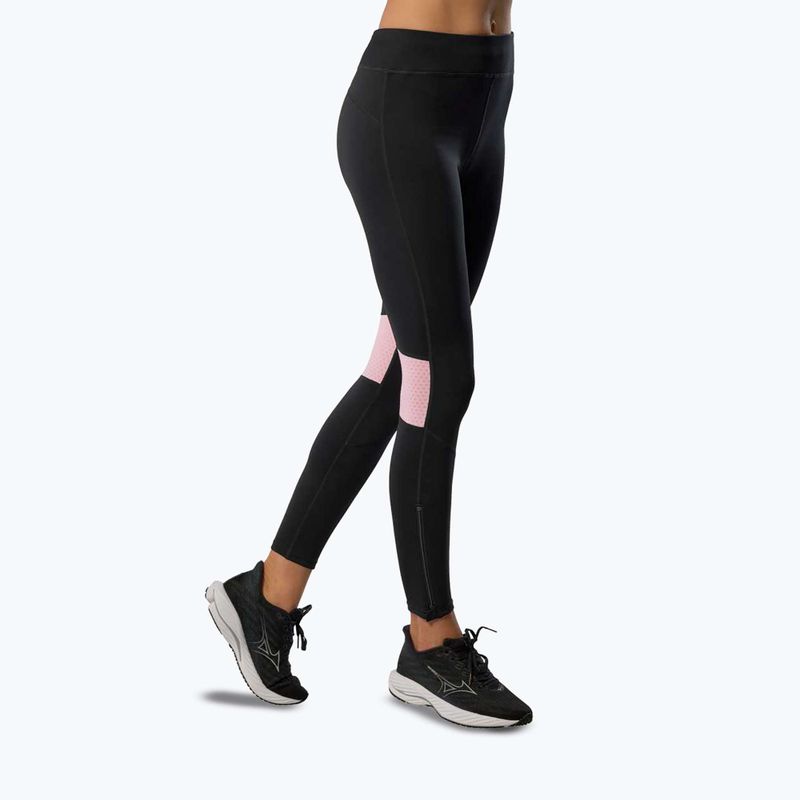 Női futóleggings Mizuno Active Warmalite Long black/mauve 3