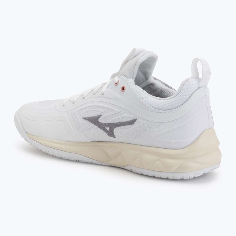 Mizuno Wave Luminous 3 röplabdacipő white/rose elegance/lava falls 2