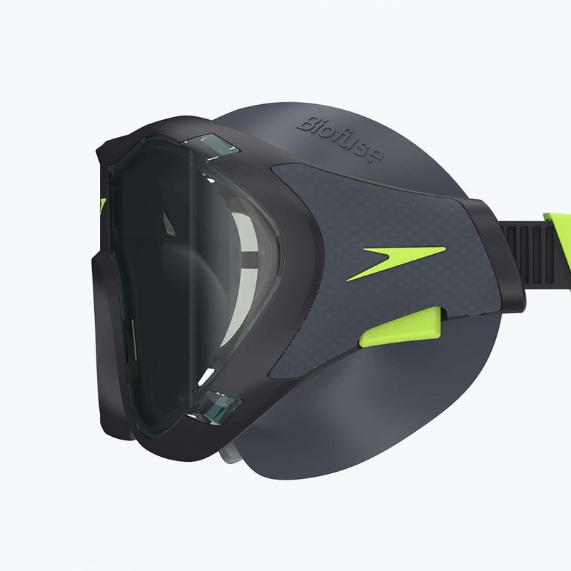 Speedo Biofuse 2.0 fekete / acél úszómaszk 4