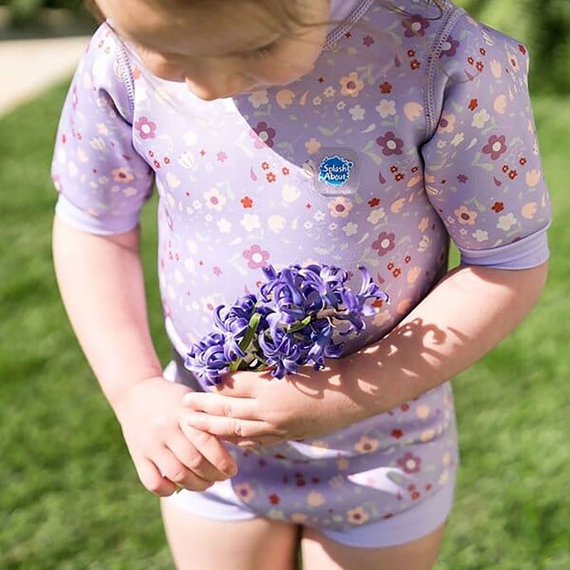 Gyerek neoprén ruha Splash About Happy Nappy lilac spring 4