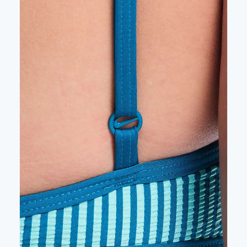 Fürdőruha felső Nike Ripple Texture Bralette Classic Bikini bleached turquoise 5