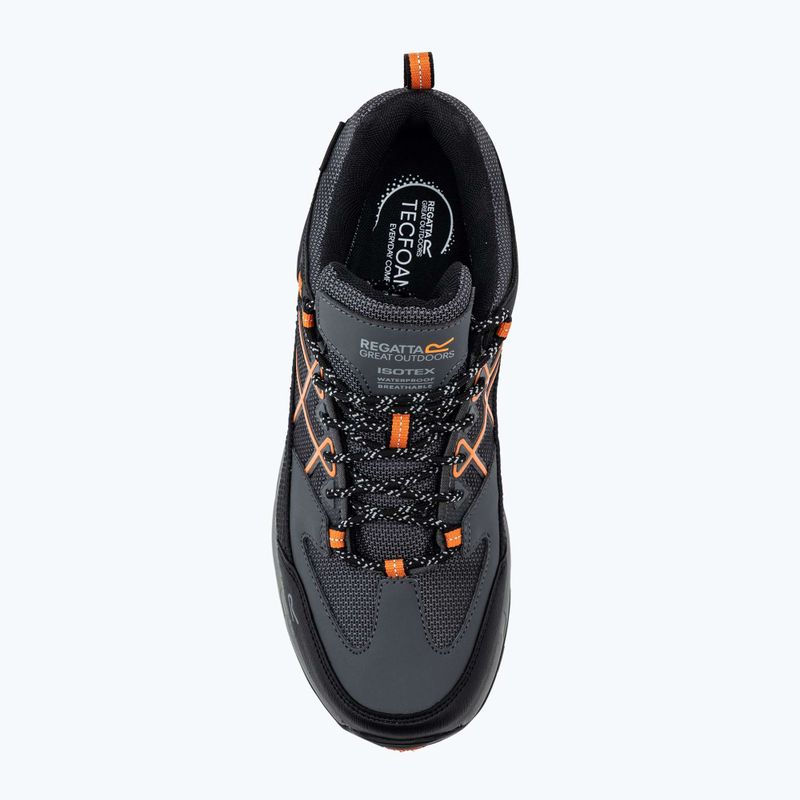 Férfi trekking cipő REGATTA Samaris III Low granite/blaze orange 5