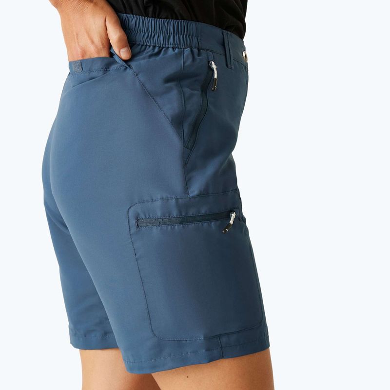 Női trekking rövidnadrág REGATTA Chaska III dark denim 4