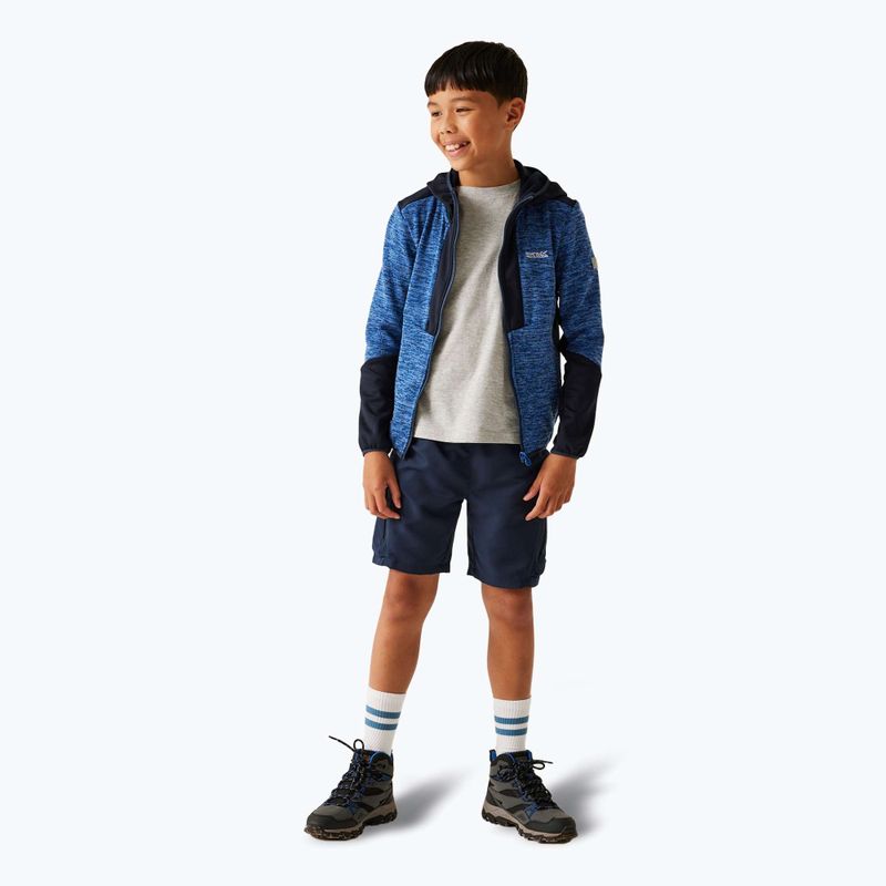 Gyermek fleece kapucnis pulóver REGATTA Dissolver X olimpiai kék/tengerész színű 2