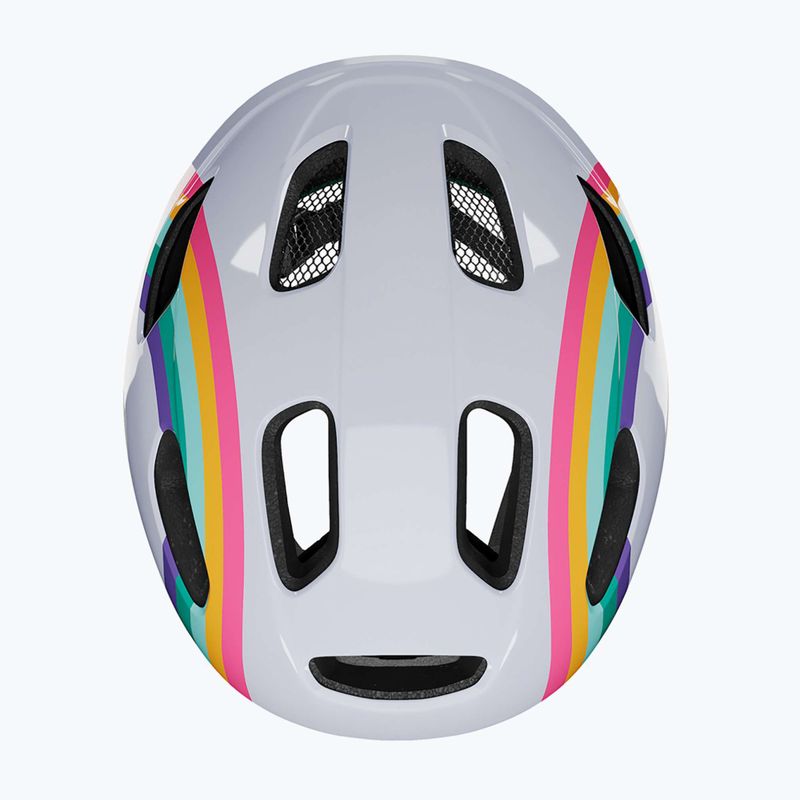 Lazer Pnut 2.0 KinetiCore szivárványos gyermek kerékpáros sisak 6