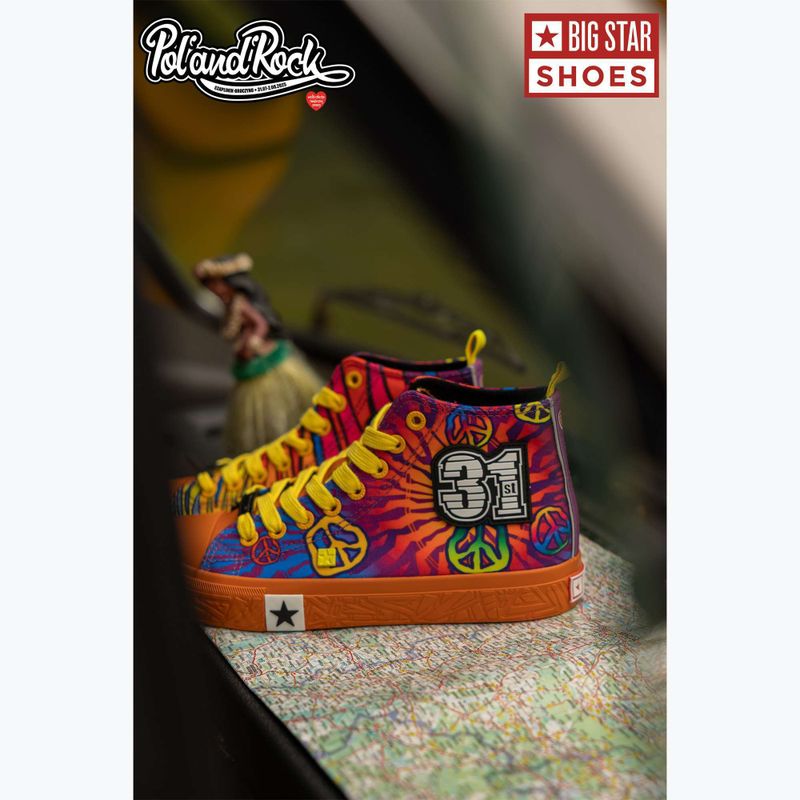 BIG STAR férfi edzőcipő SS174502 narancssárga 23
