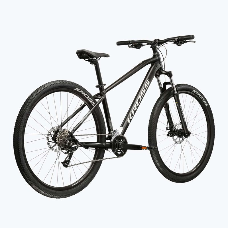 Hegyi kerékpár KROSS Hexagon 3.0 29" black/silver/matte 3