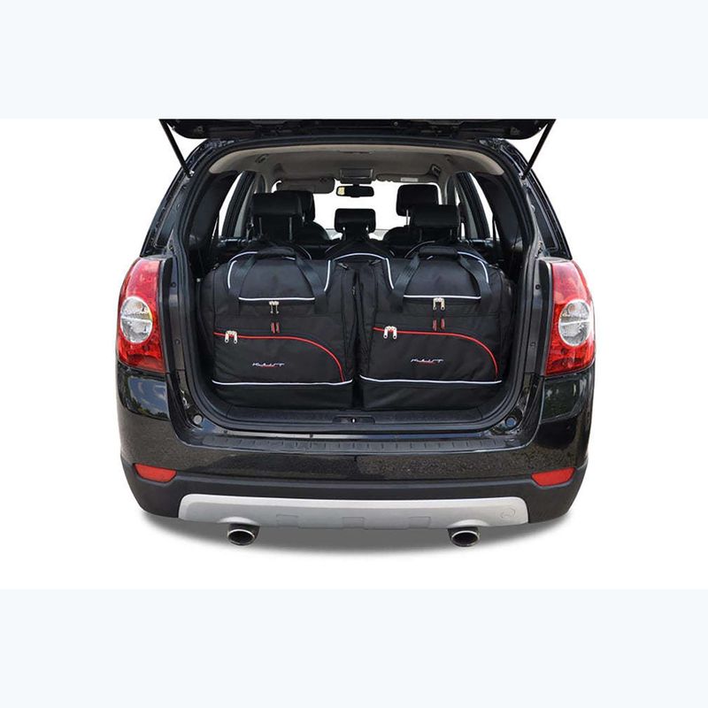 KJUST Chevrolet Captiva csomagtérzsák szett 2006-2010 5 db fekete 14