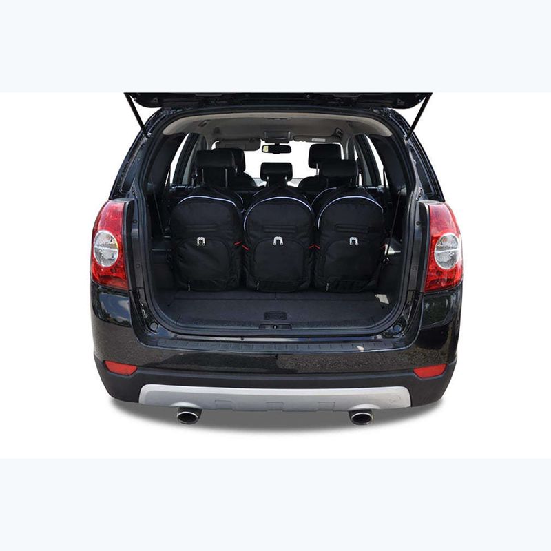 KJUST Chevrolet Captiva csomagtérzsák szett 2006-2010 5 db fekete 15