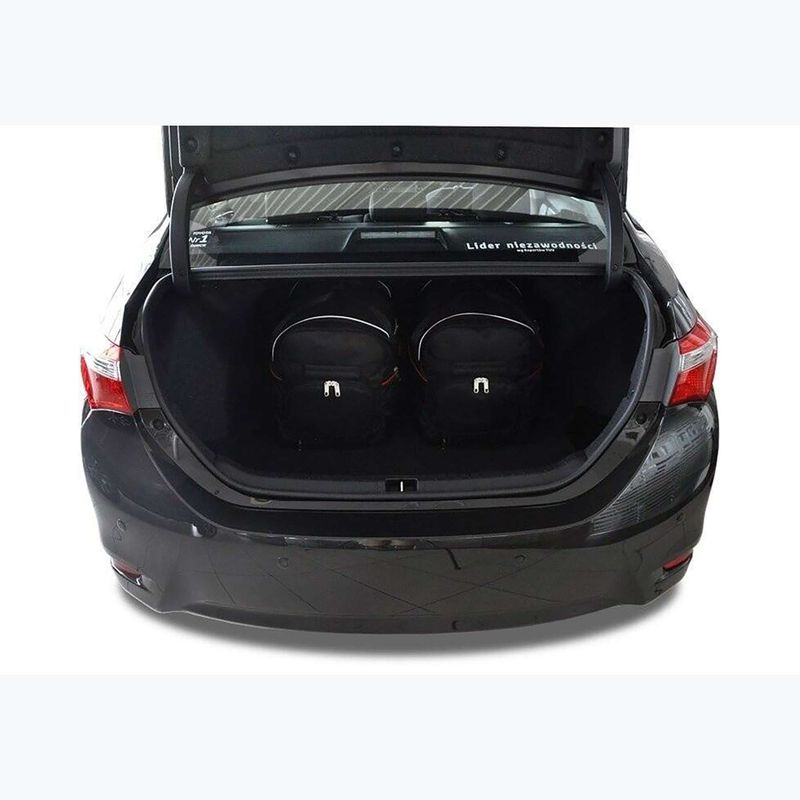 KJUST Toyota Corolla Limousine 2013-2018 csomagtartó táska szett 4 db fekete. 14