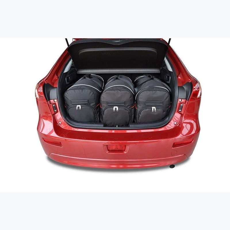 KJUST Mitsubishi Lancer Sportback csomagtérzsák szett 2007-2016 3 db fekete. 9