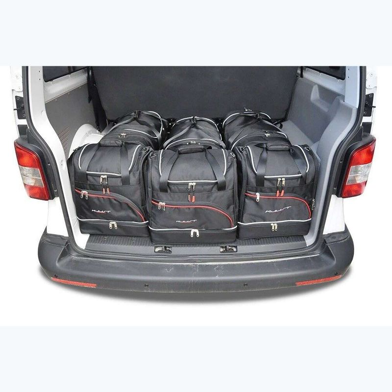 KJUST Volkswagen Caravella 2009-2015 csomagtér táska készlet 6 db fekete. 14