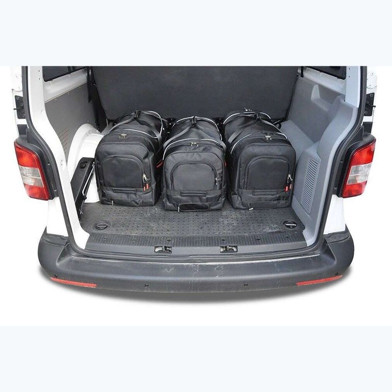 KJUST Volkswagen Caravella 2009-2015 csomagtér táska készlet 6 db fekete. 17