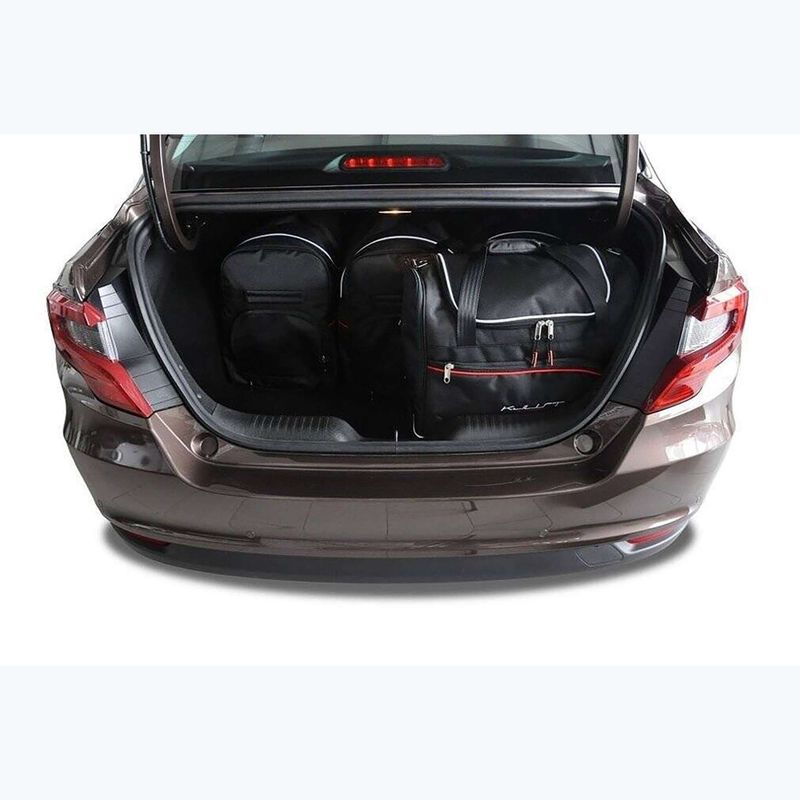 KJUST csomagtartó táska szett Fiat Tipo Limousine 2015+ 5 db fekete 15