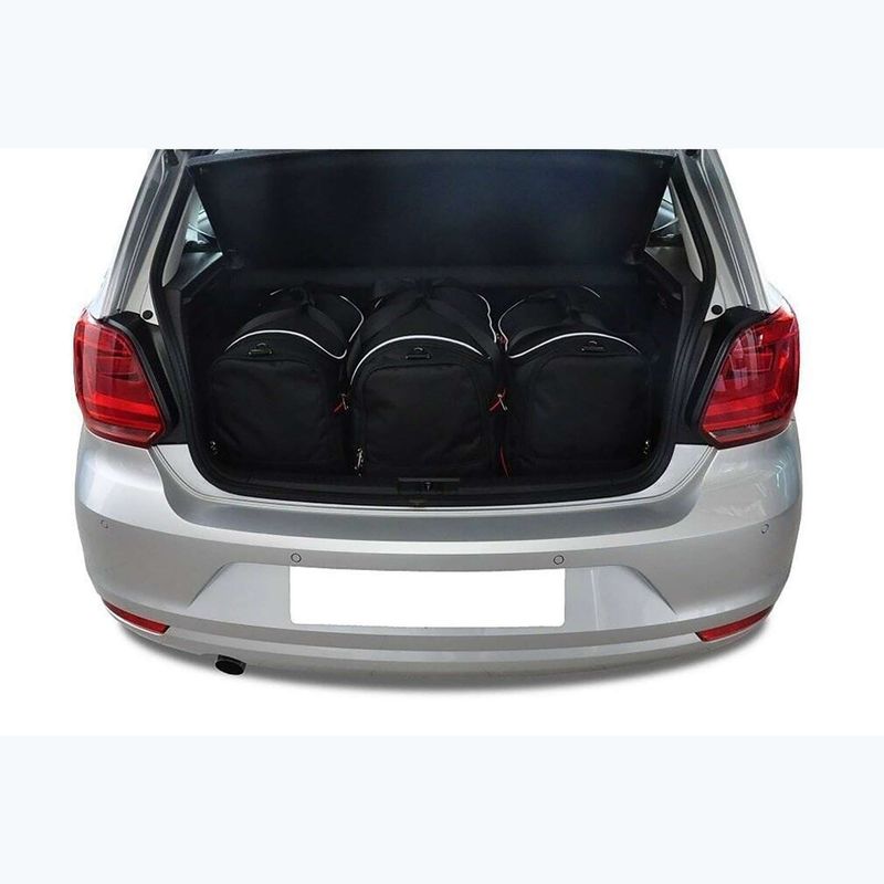 KJUST Volkswagen Polo 2009-2017 Volkswagen Polo 2009-2017 csomagtér táska szett 3 db fekete. 9