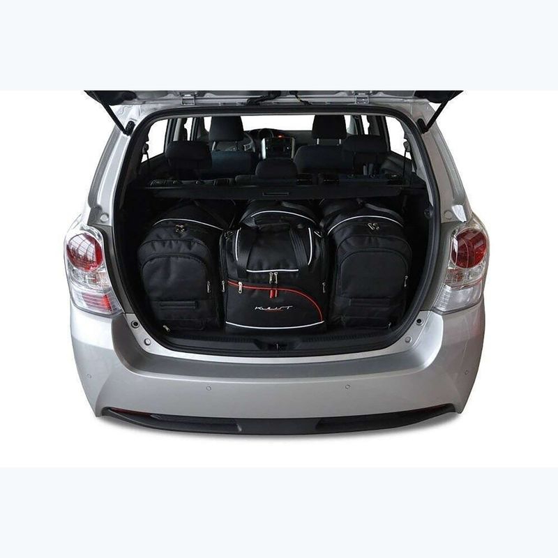 KJUST Toyota Verso 2009-2018 Toyota Verso 2009-2018 csomagtér táska szett 4 db fekete. 15
