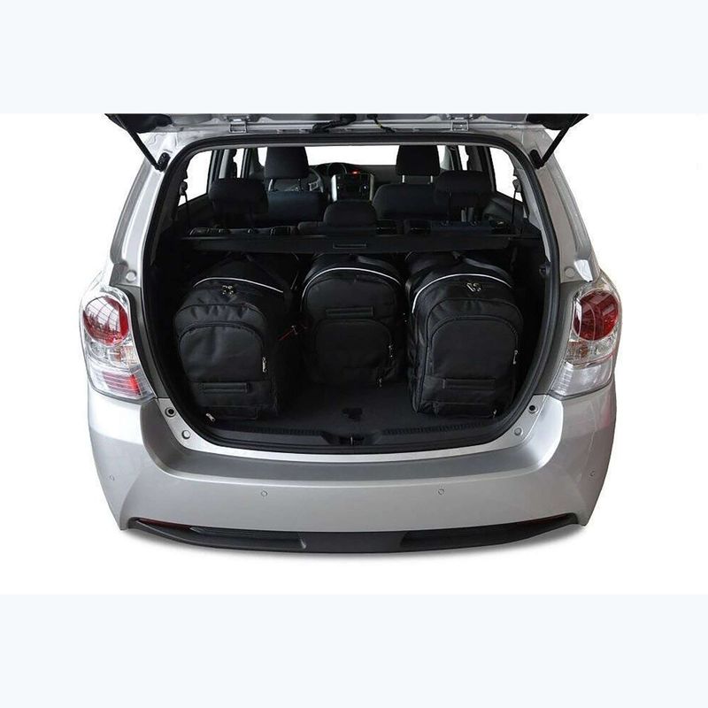 KJUST Toyota Verso 2009-2018 Toyota Verso 2009-2018 csomagtér táska szett 4 db fekete. 16