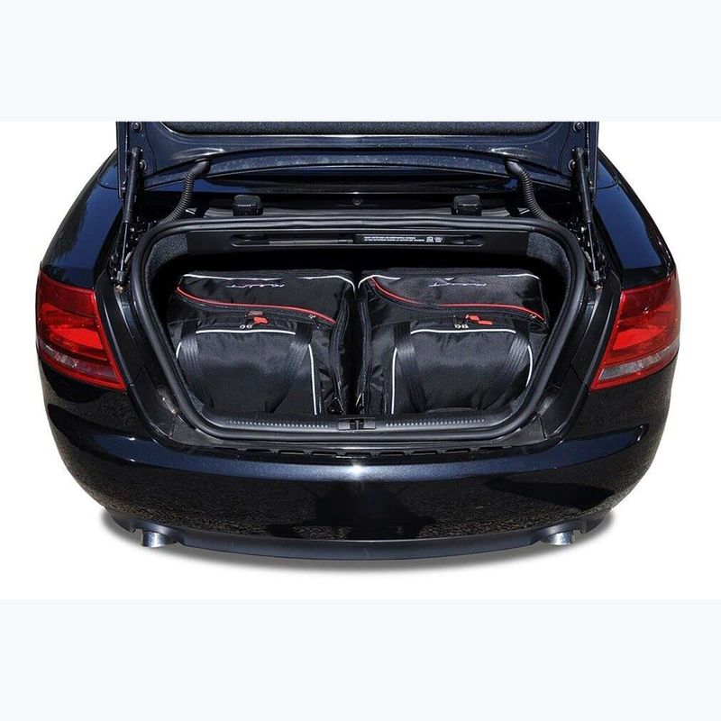 KJUST csomagtartó táska szett Audi A4 Cabrio 2005-2009 4 db fekete 15