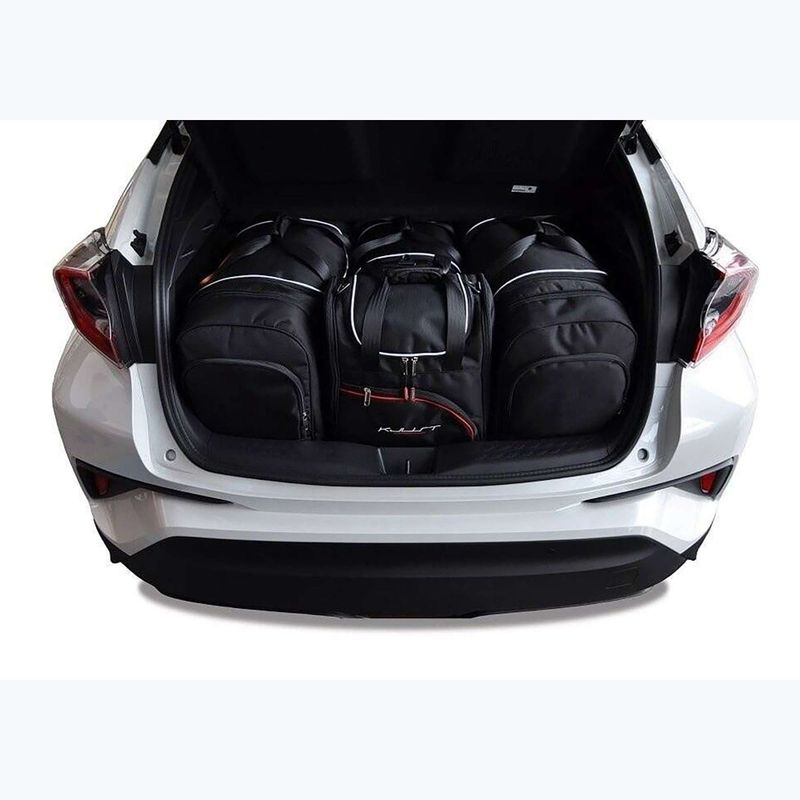 KJUST Toyota C-Hr 2016-2023 csomagtartó táska szett 4 db fekete. 12