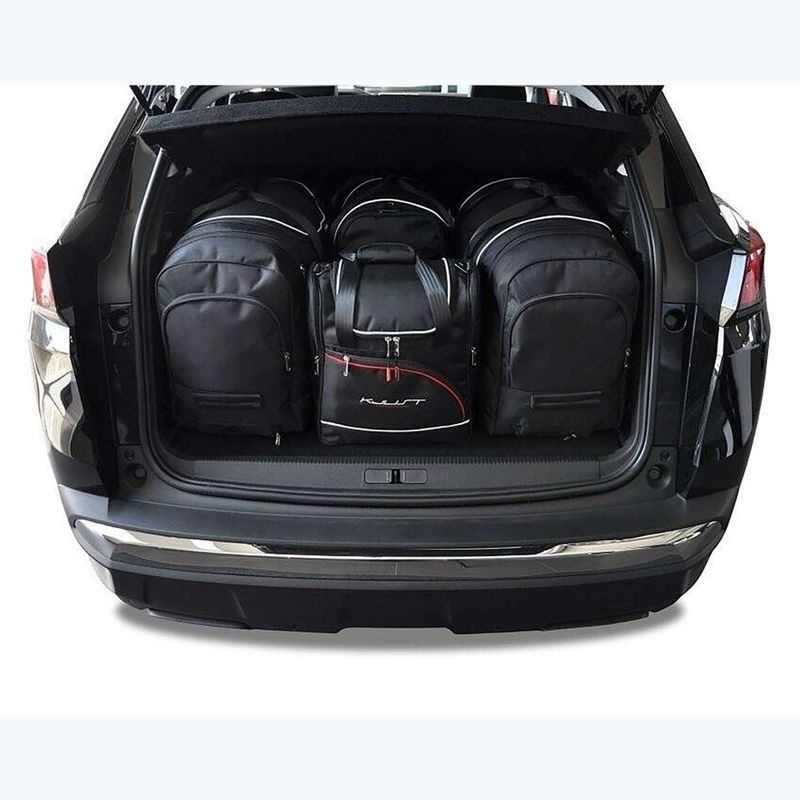 KJUST csomagtérzsák szett Peugeot 3008 2016+ 4 db fekete. 13