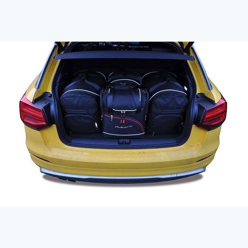KJUST Audi Q2 csomagtartó táska szett 2016+ 4 db fekete 16