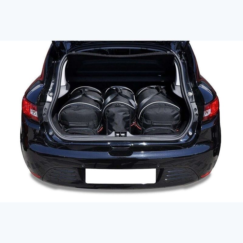 KJUST csomagtartó táskakészlet Renault Clio 2012-2019 3 db fekete 11