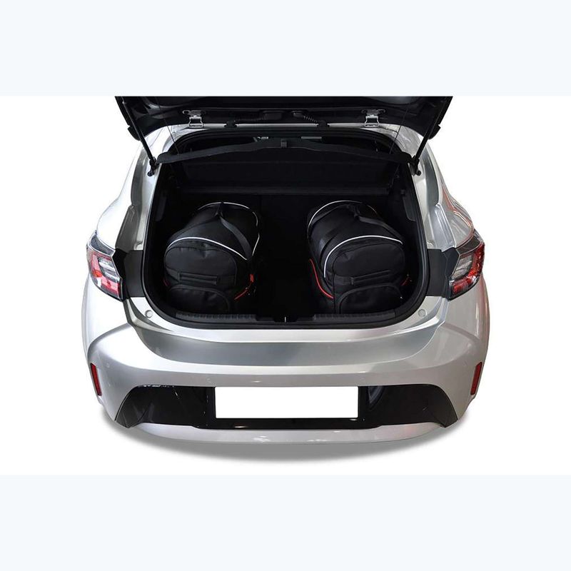 KJUST Toyota Corolla Hatchback 2019+ 3 csomagtáska szett fekete. 13