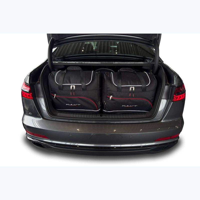 KJUST csomagtartó táska szett Audi A6 Limousine C8 2018+ 5 db fekete 17
