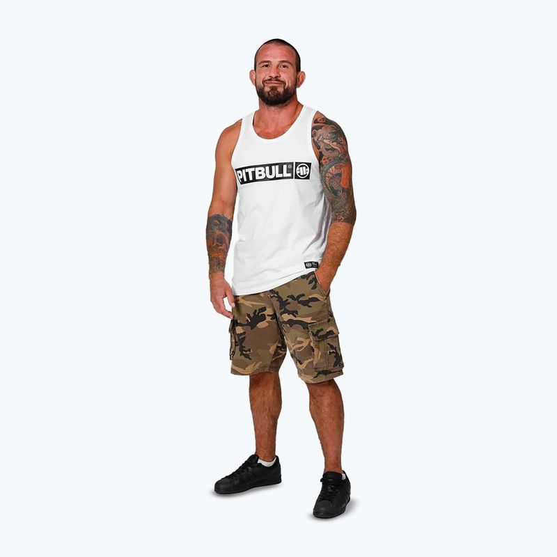 Pitbull Hilltop Tank Top fehér férfi póló 2