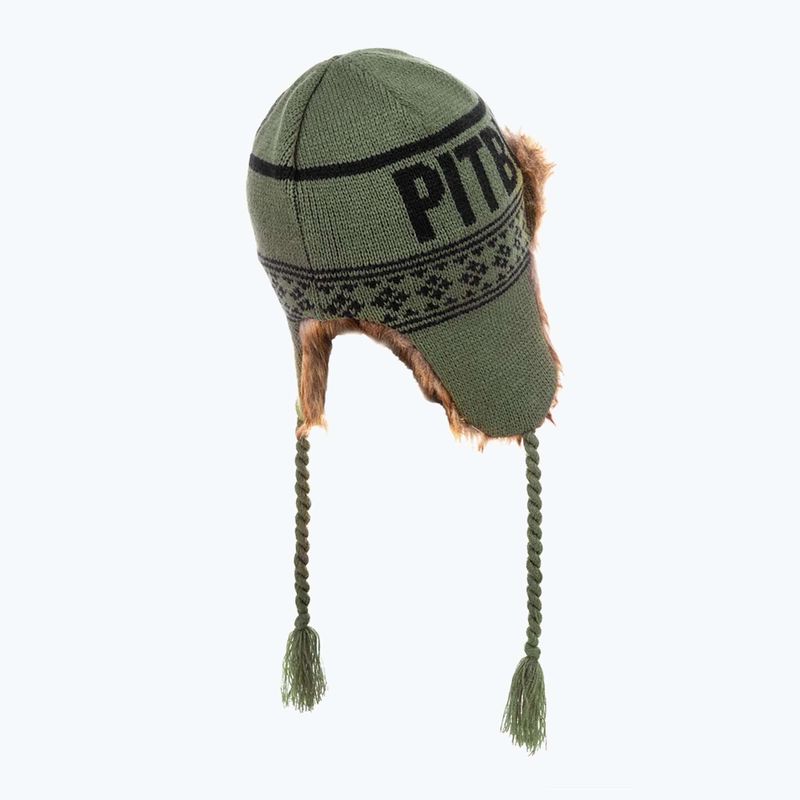 Férfi téli sapka Pitbull Beanie Mission Bay olive 2