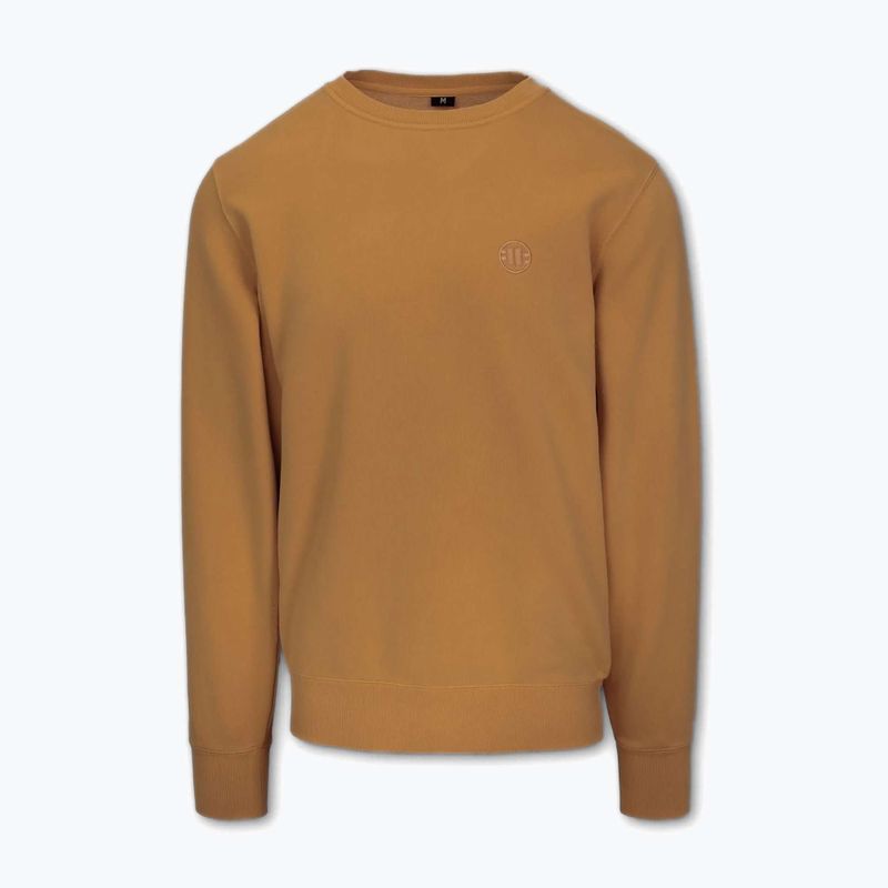 Férfi Pitbull Lancaster 2 Crewneck Sweatshirt mézsárga 5