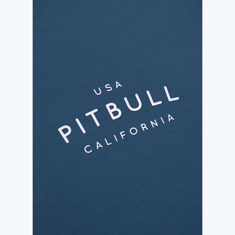 Férfi kapucnis pulóver Pitbull Sampson Hooded Sweatshirt petrol blue 8