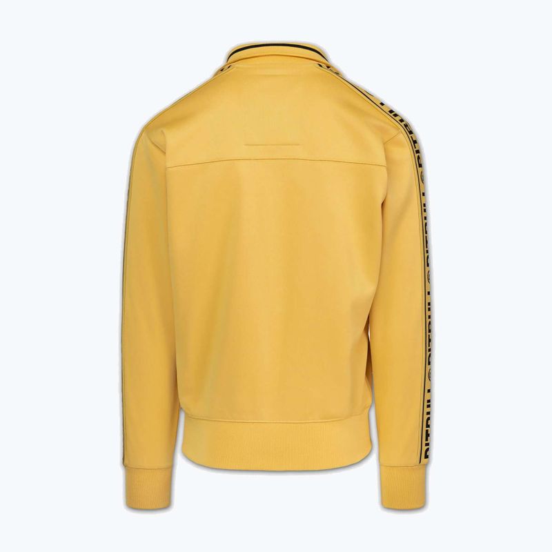 Férfi pulóver Pitbull Trackjacket Tape Logo Terry Group pale yellow 7