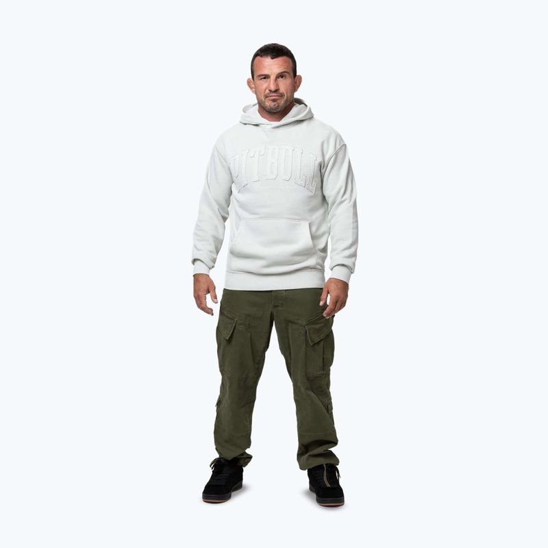 Férfi kapucnis pulóver Pitbull Orlando Hooded white stone 2