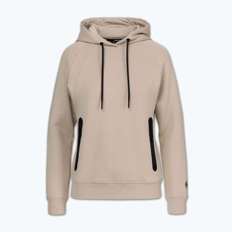 Női kapucnis pulóver Pitbull Explory Hooded cappuccino 4