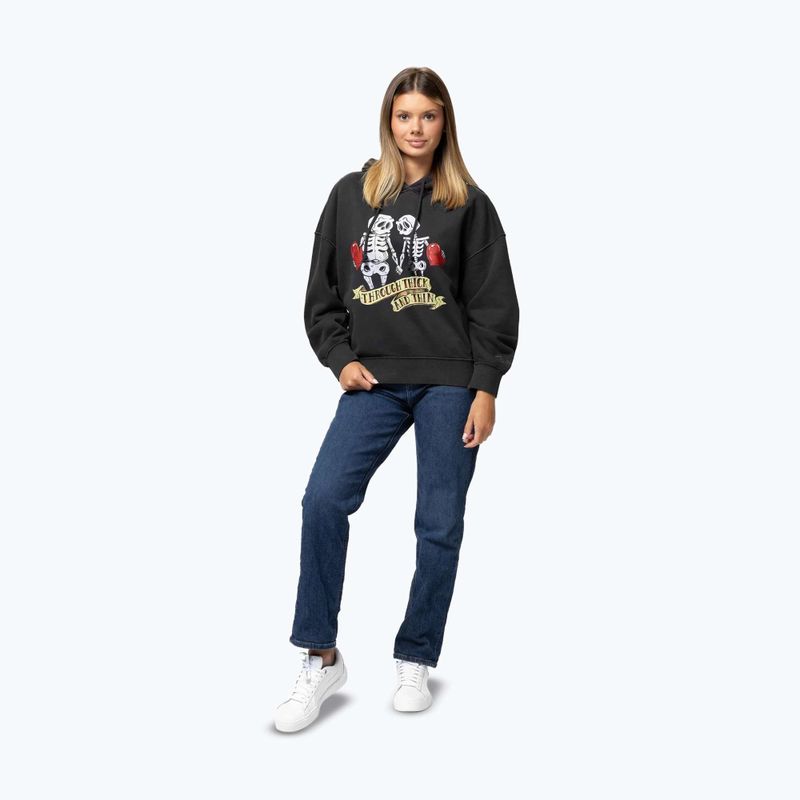 Női kapucnis pulóver Pitbull Thick & Thin Hooded dark graphite 2