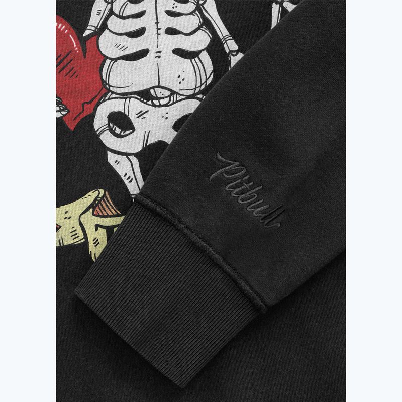 Női kapucnis pulóver Pitbull Thick & Thin Hooded dark graphite 9