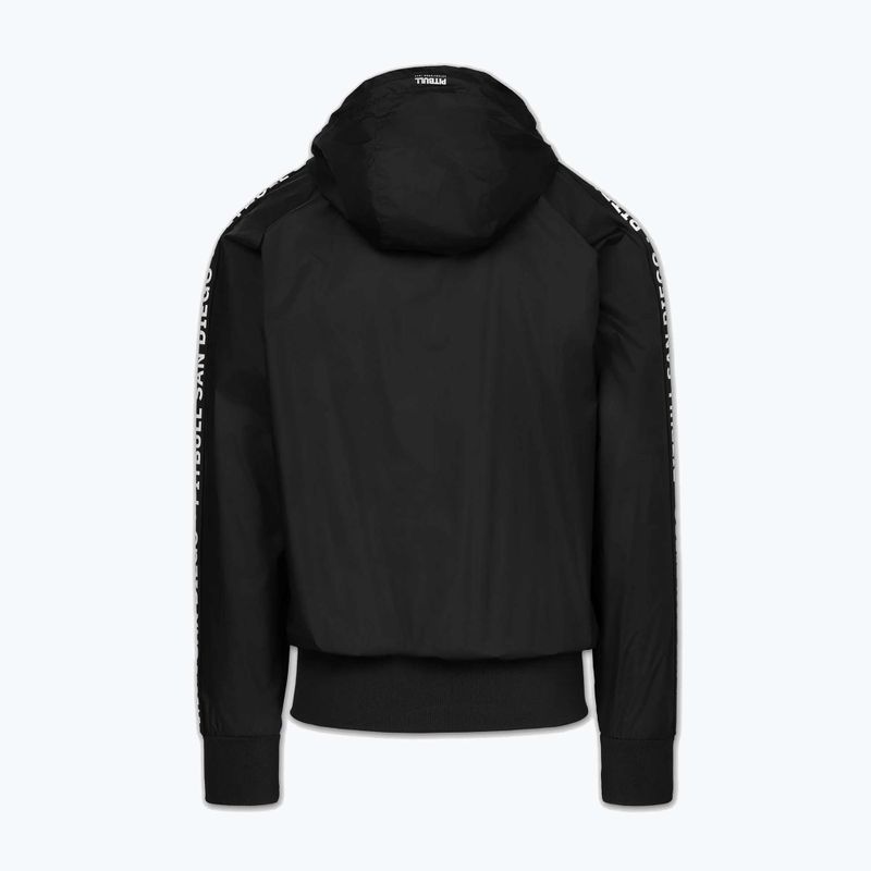 Férfi kabát Pitbull Athletic Tape Nylon Hooded black 4