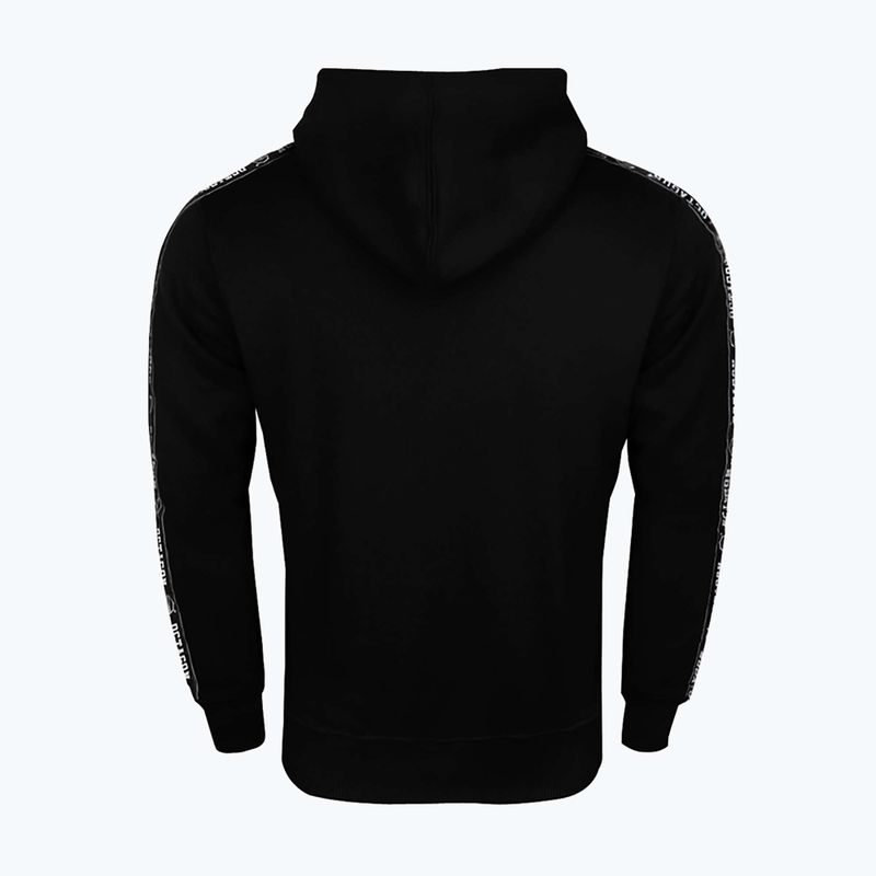 Férfi Octagon Stripe kapucnis pulóver fekete 3