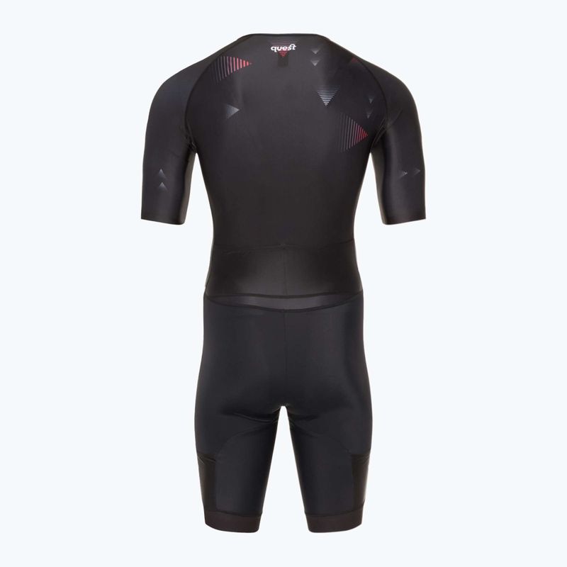 Quest Aerofit Base fekete férfi triatlon ruha 2