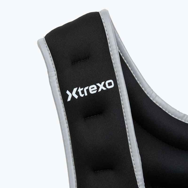 XTREXO súlyozott edző mellény fekete WV-08 4