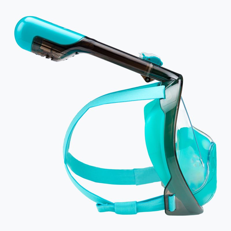 AQUASTIC kék teljes arcú snorkeling maszk SMA-01SN 7