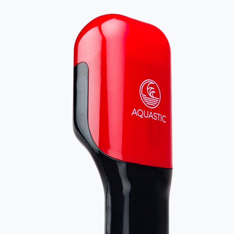 AQUASTIC piros teljes arcú snorkeling maszk SMA-01SC 12