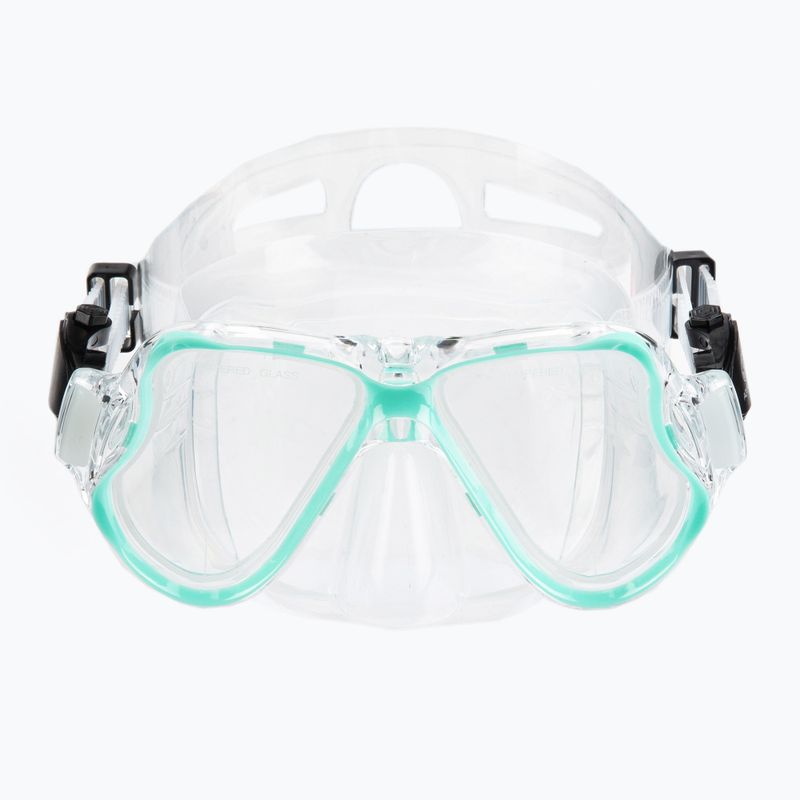 AQUASTIC kék snorkeling szett Maszk + Pipa MSA-01N 3