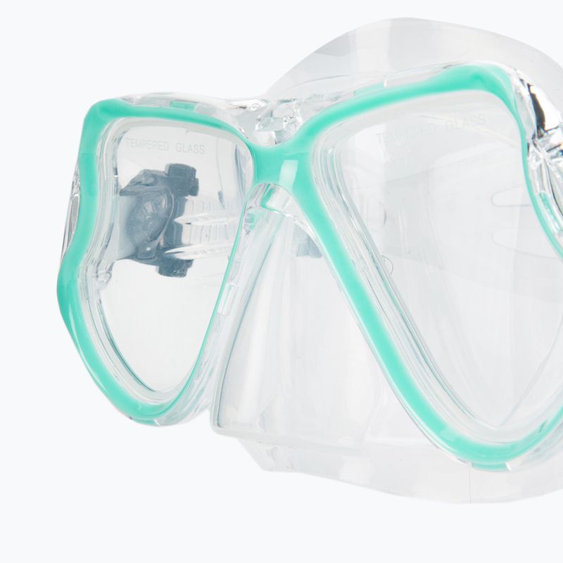 AQUASTIC kék snorkeling szett Maszk + Pipa MSA-01N 8