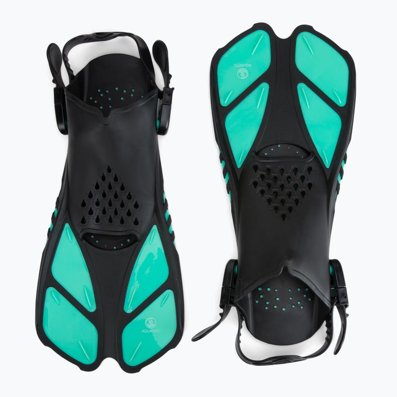 AQUASTIC kék snorkeling szett Maszk + Pipa SMFK-01SN 4