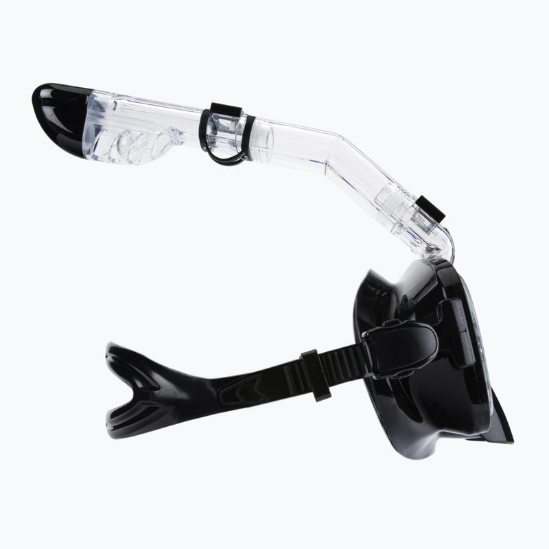 AQUASTIC fekete snorkeling szett Maszk + Pipa SMFK-01SC 14