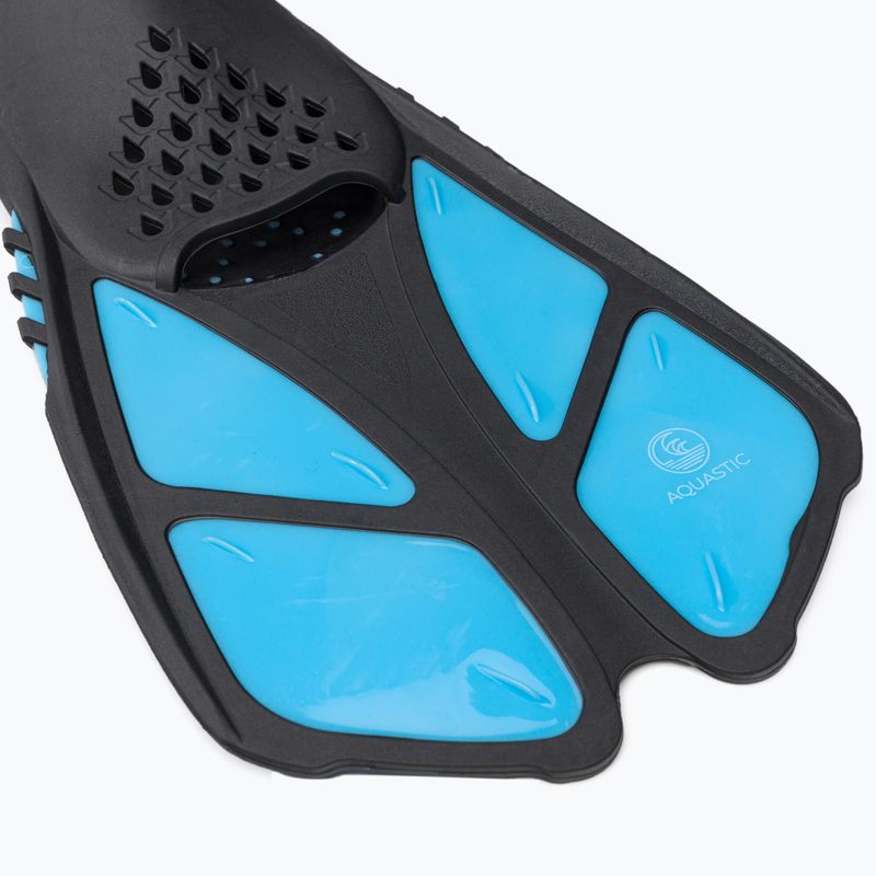 AQUASTIC kék gyerek snorkeling szett Maszk + Uszony + Pipa MSFK-01SN 7