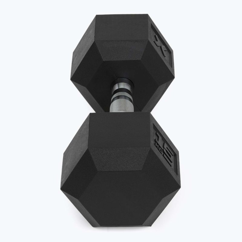 XTREXO Hex gumírozott súlyzó 15 kg HXD150 6