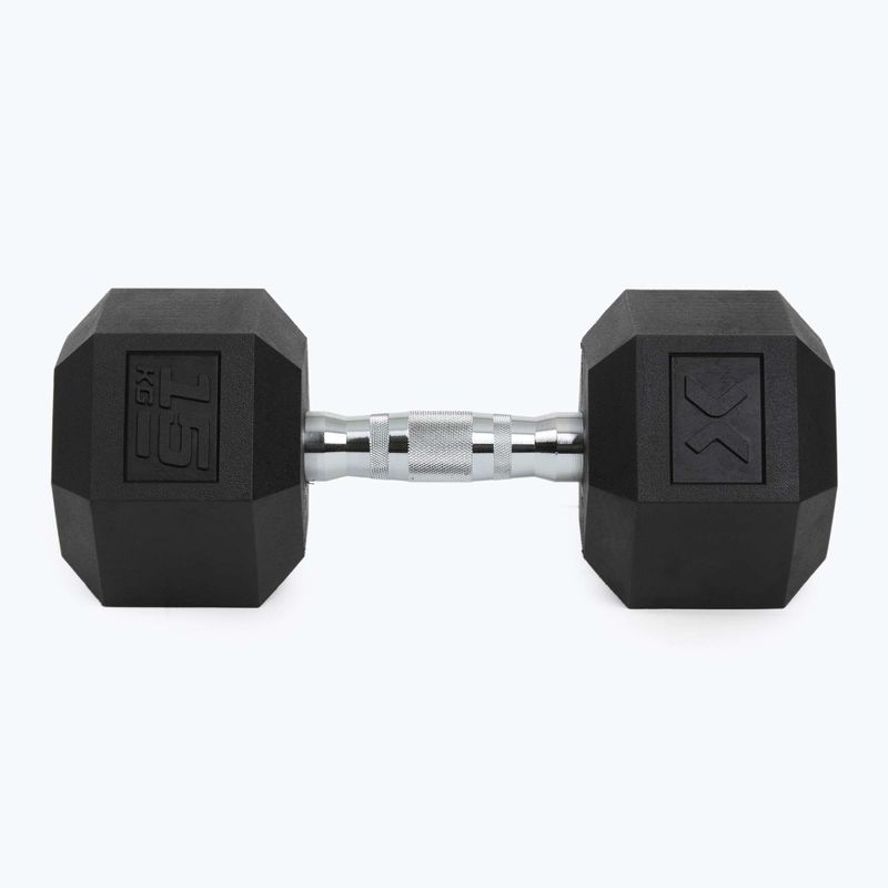 XTREXO Hex gumírozott súlyzó 15 kg HXD150 7